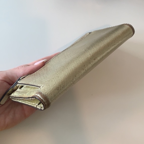 Kate Spade Gold Metallic Wallet - Picture 5 of 5